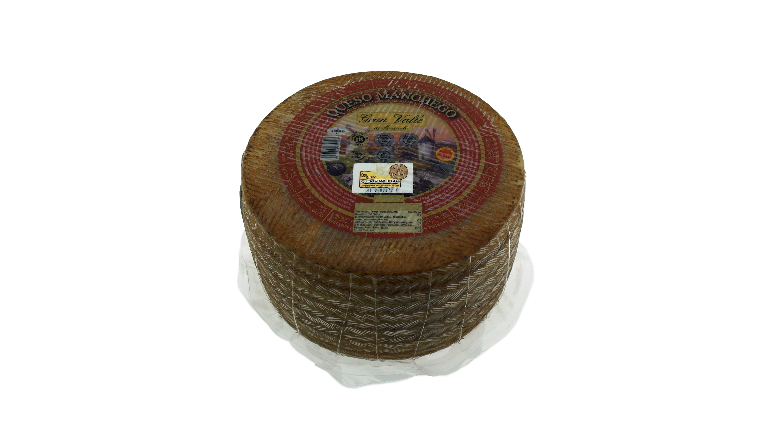 15102 Manchego Dop kaas 6 maanden (ca.3 kilo)