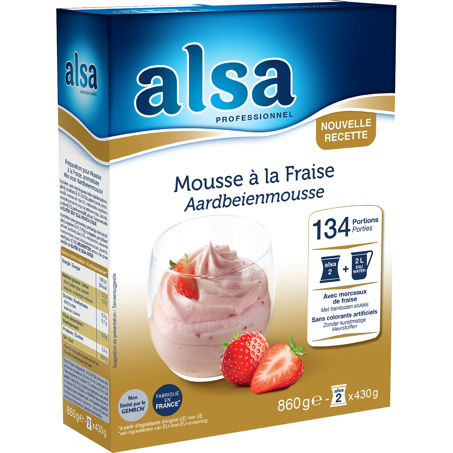 2118 Alsa aardbeienmousse 1x860 gr