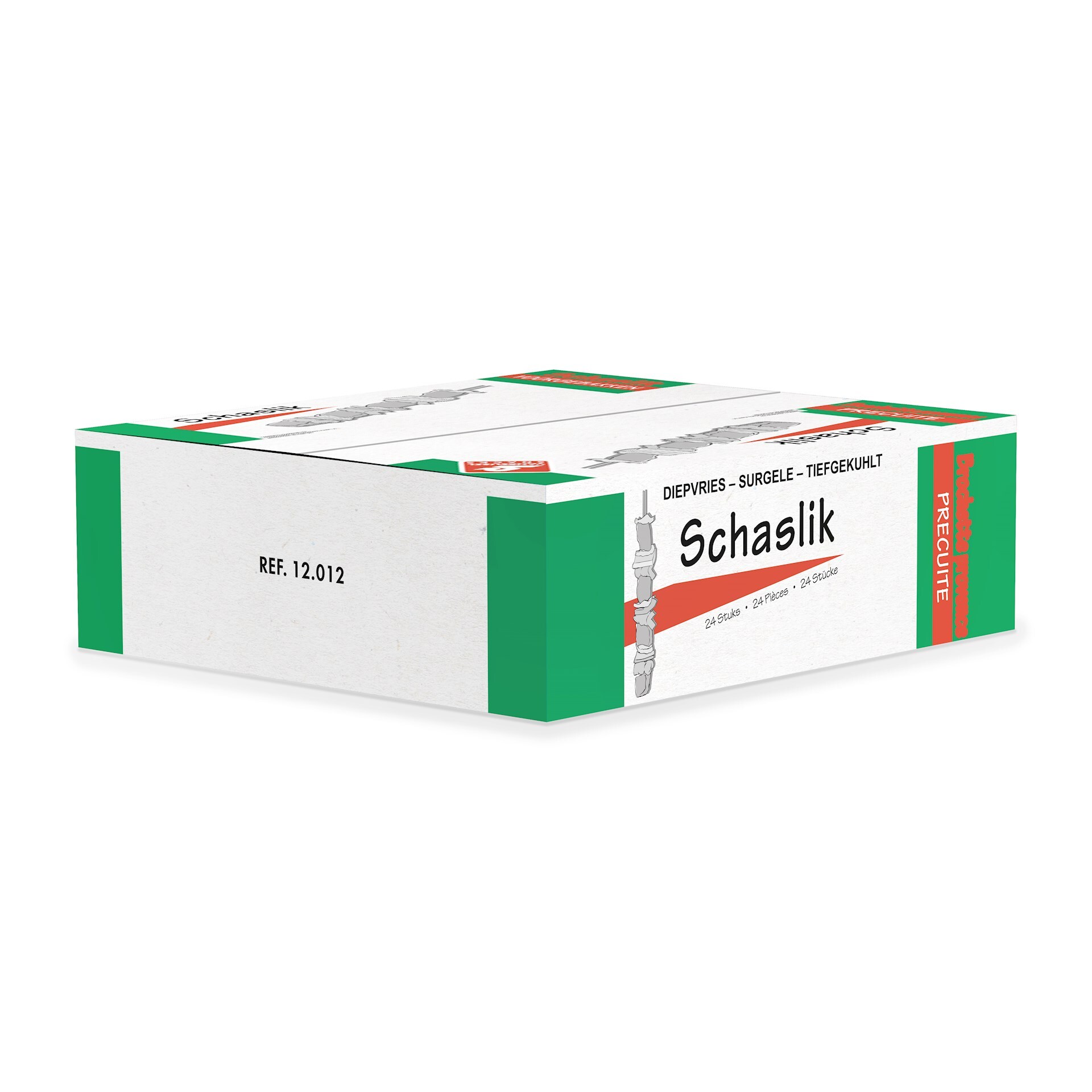 25310 Voorgebakken shaslick 24x120 gr