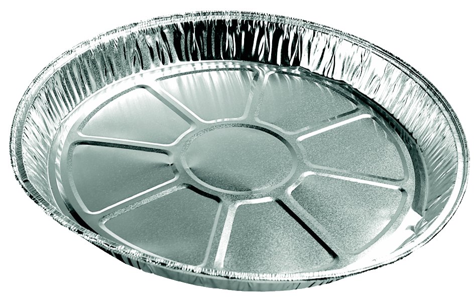 34176 Aluminium schaal rond 20cm 6x50 st