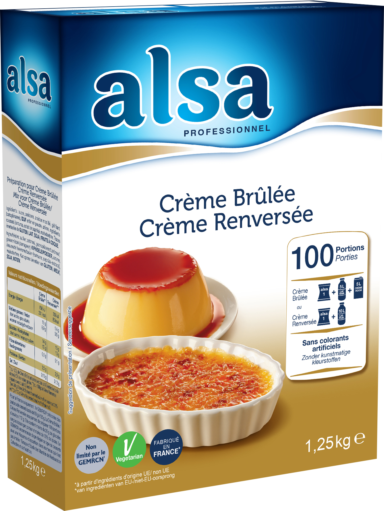 34484 Alsa creme brulee dessert 1x1,25 kg