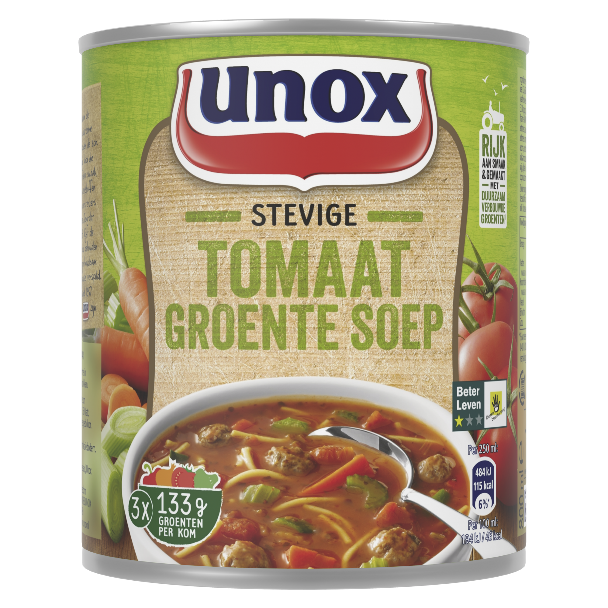 45449 Tomaten-groentensoep vegetarisch 6x0,8ltr