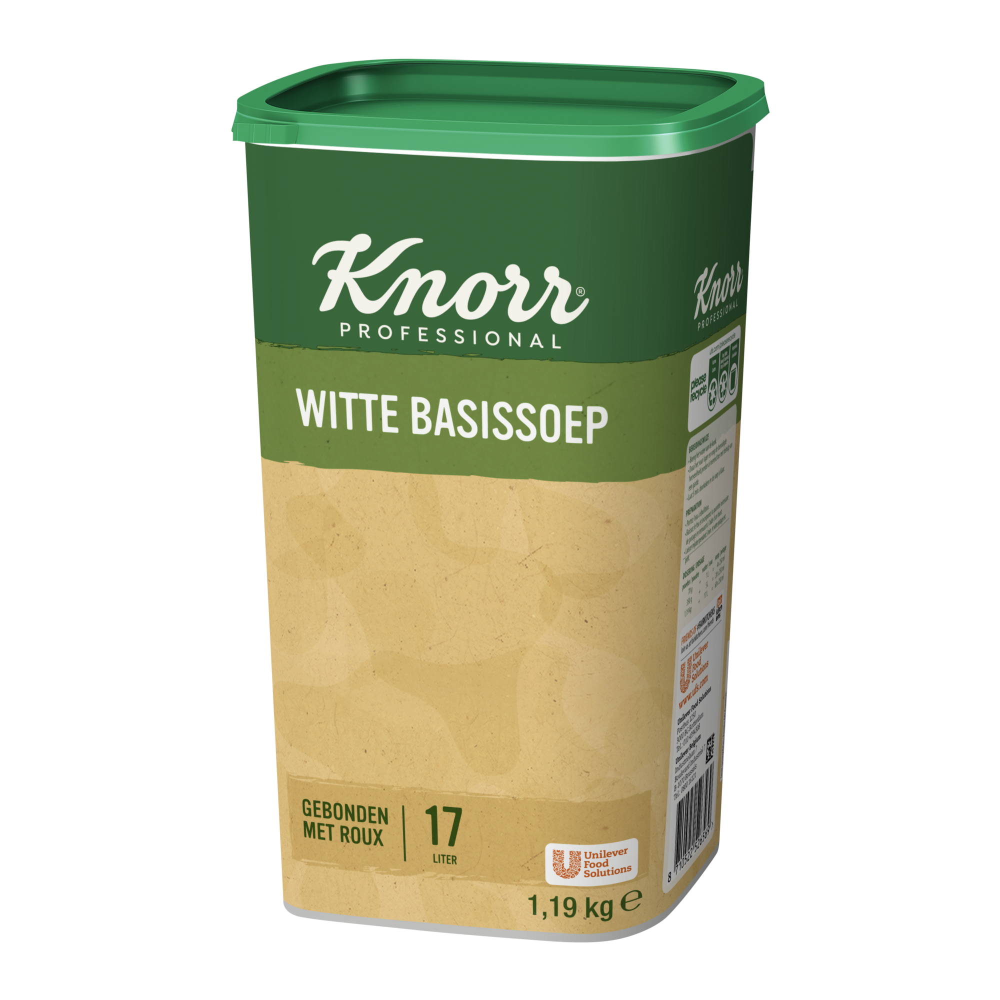 46472 Witte creme basissoep 1,19 kg