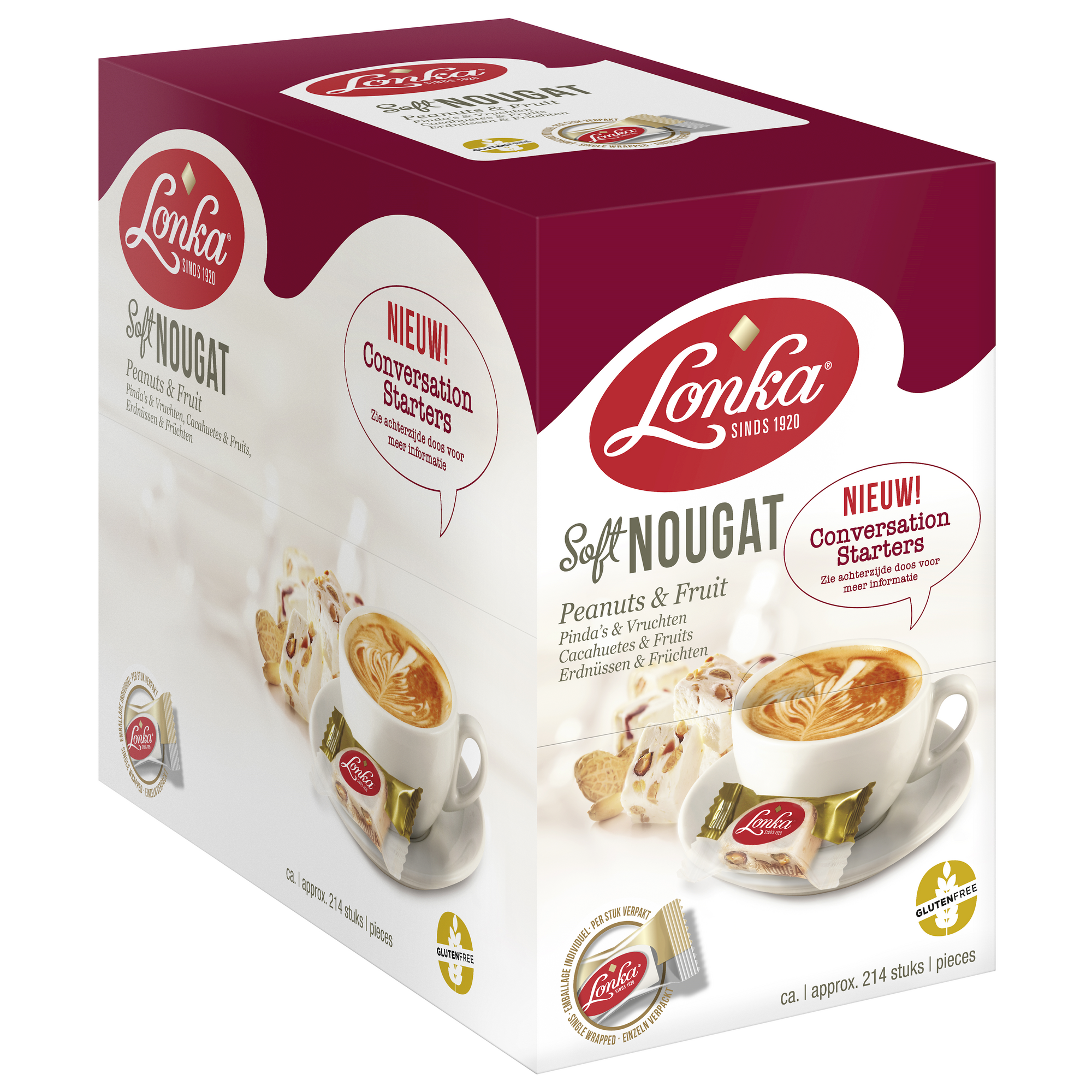 49801 Zachte nougat pinda 2,57 kg