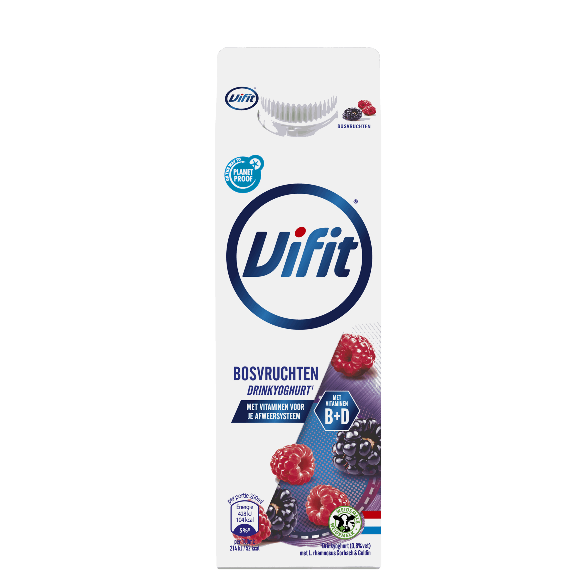 52937 Vifit drink bosvruchten 6x500 ml