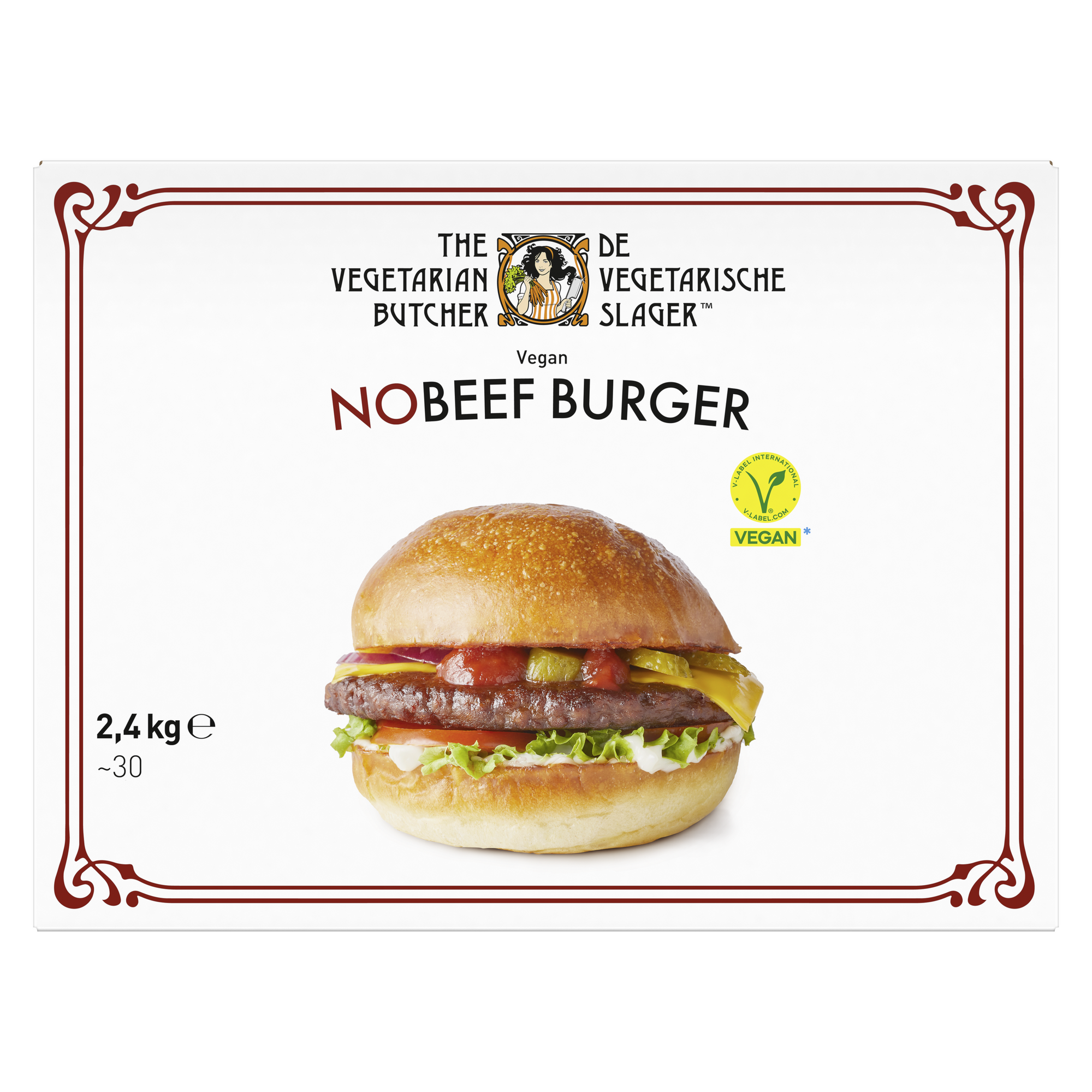 52979 Vegetarische no beef mc2 burger 30x80 gr