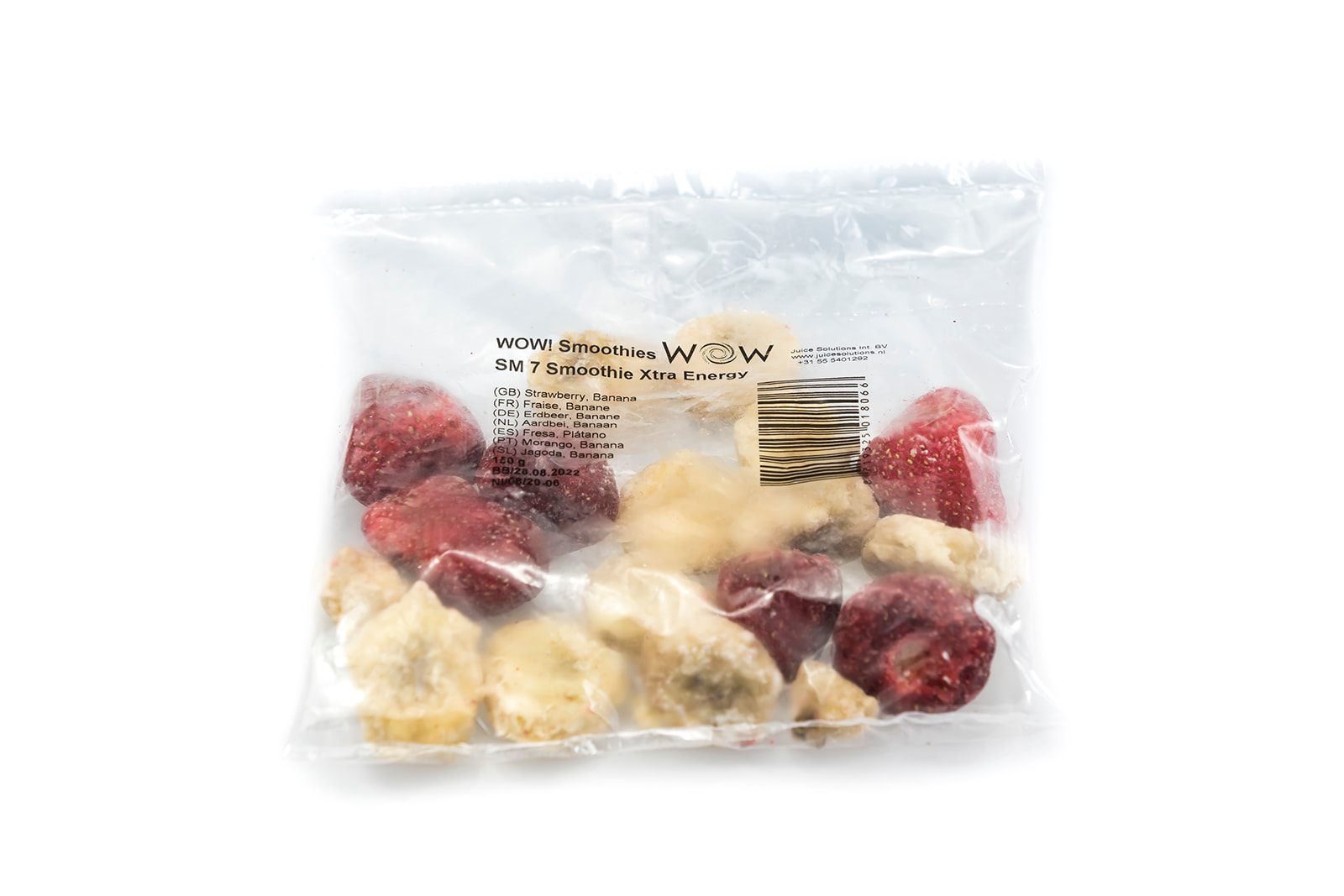 56080 Smoothie aardbei & banaan 33x150 gr