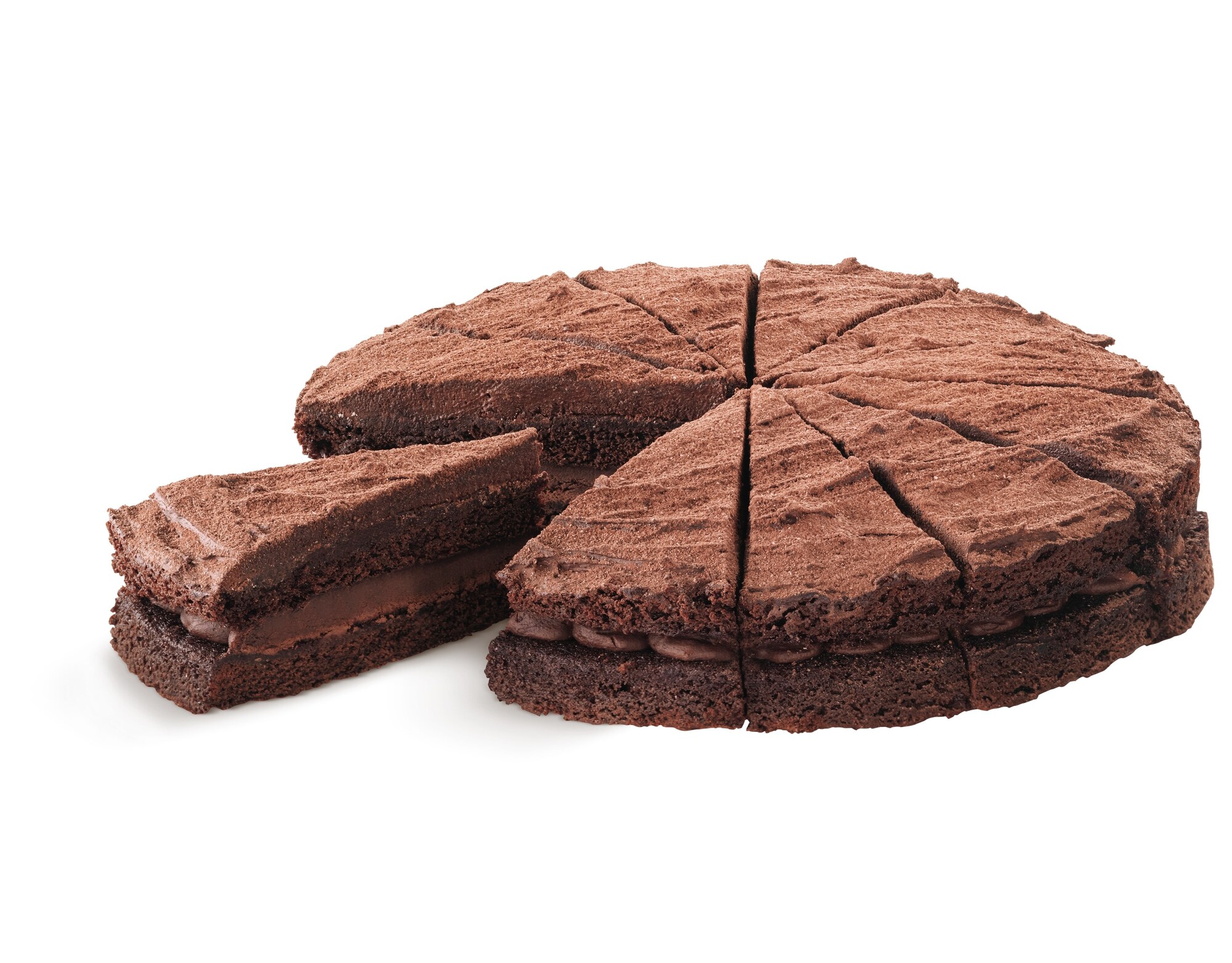 60904 Chocolademoussetaart 12 punten 1600 gram