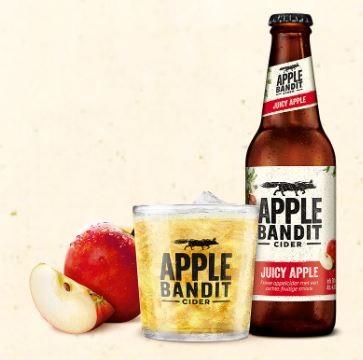 66549 Apple bandit juicy apple cider flesjes 24x30 cl