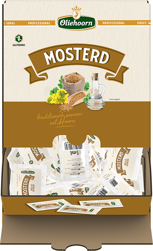 67728 Mosterd sachets glutenvrij 450x5 ml