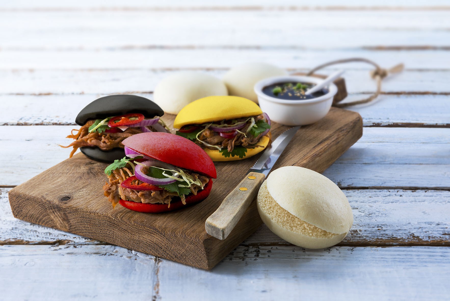 71007 Steamed buns zwart 28 st