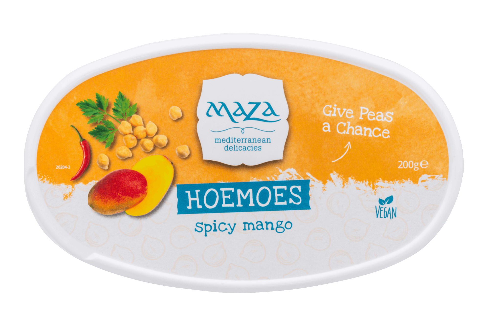 72761 Hoemoes spicy mango 1x200 gr