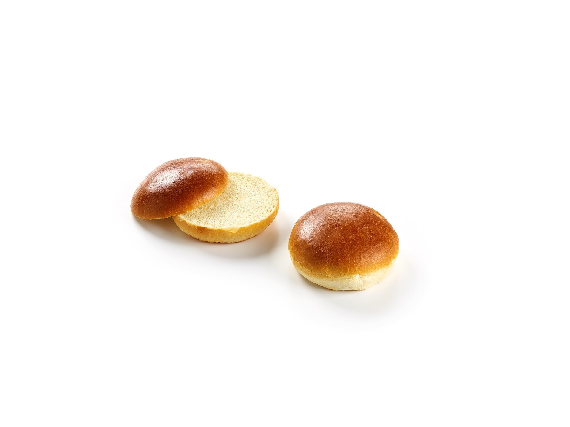 73372 Brioche bun pre-sliced (377) 50x85gr