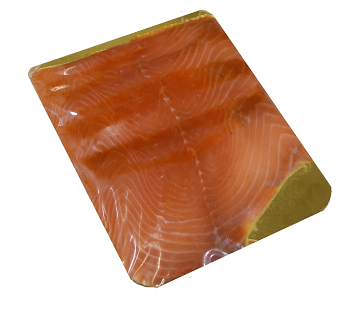 74429 Gerookte Noorse zalm getrancheerd diepvries 5x4x75 gram