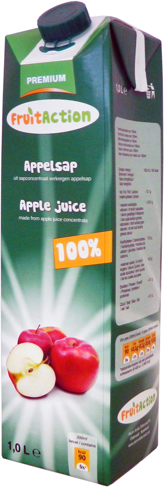 74718 Appelsap pakken 100% 6x1 ltr