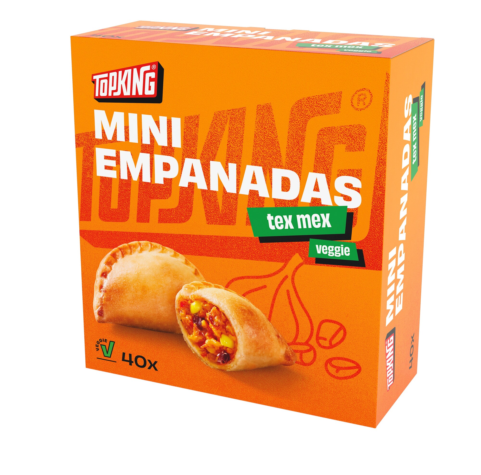 77740 Mini empenadas vegetarische tex mex 40 stuks