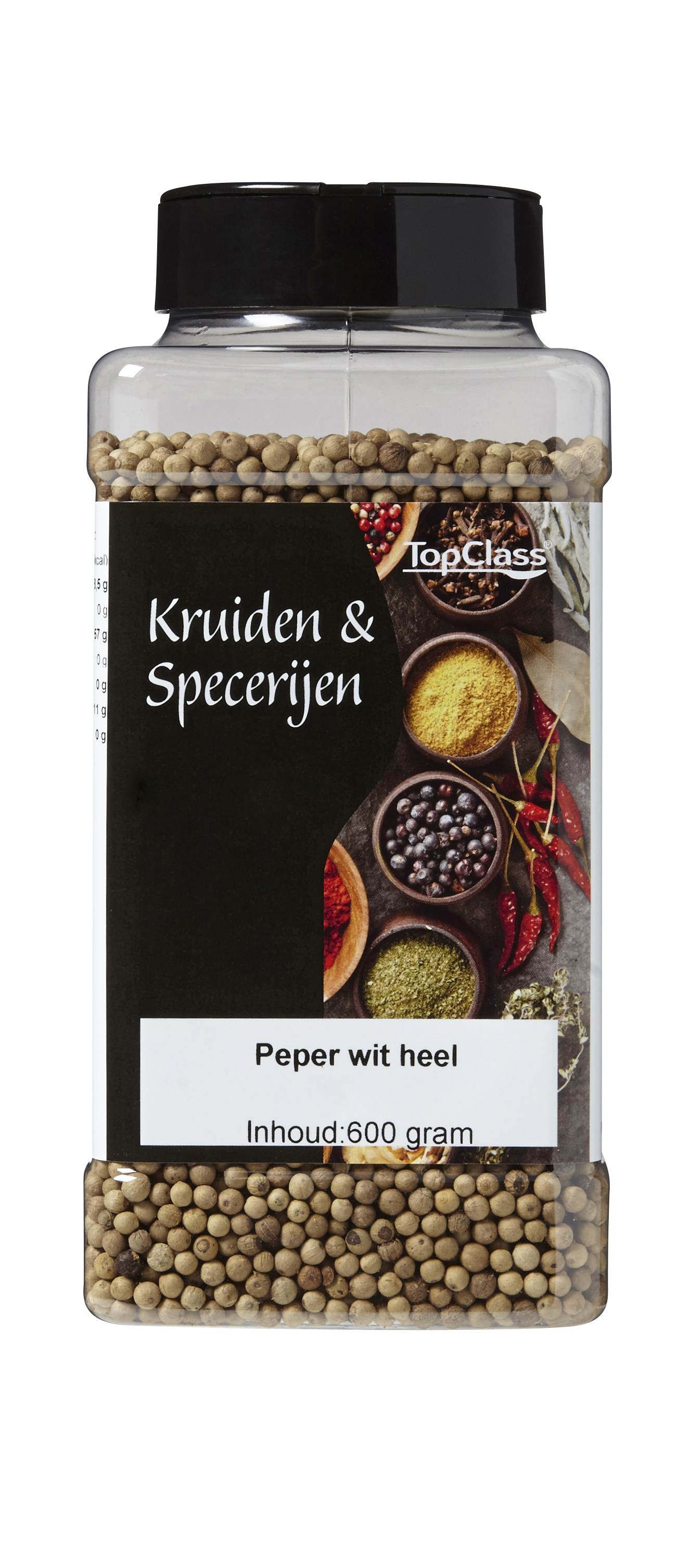 77879 Witte peper heel strooibus 600 gram